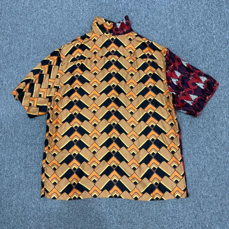 Prada Prada Color Block Short Sleeve Shirt Size US M / EU 48-50 / 2 - 2 Thumbnail
