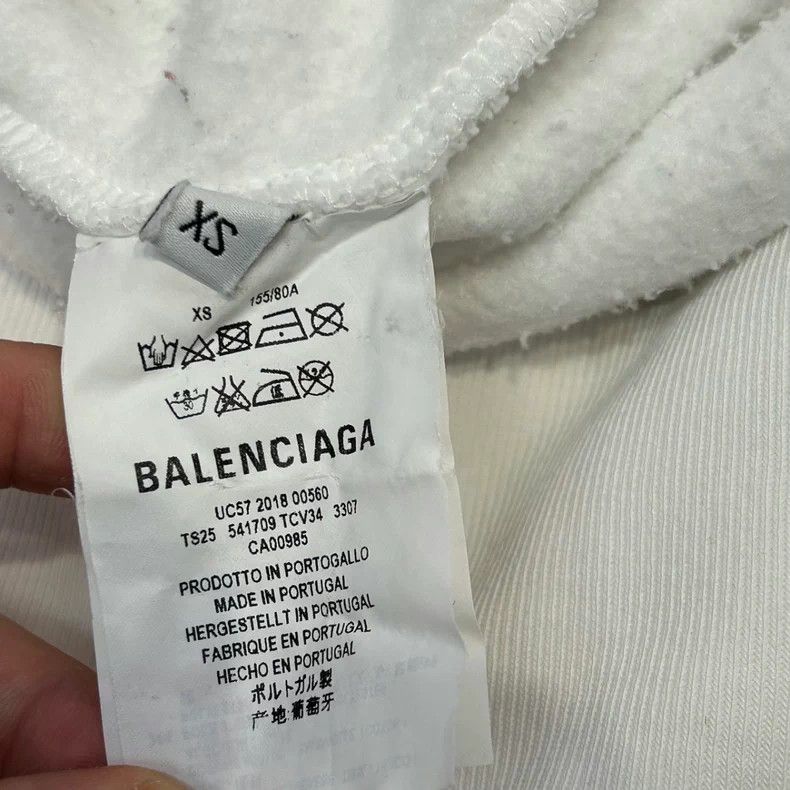 Balenciaga Balenciaga WFP Print Fleece Hoodie XS Size US XS / EU 42 / 0 - 3 Thumbnail