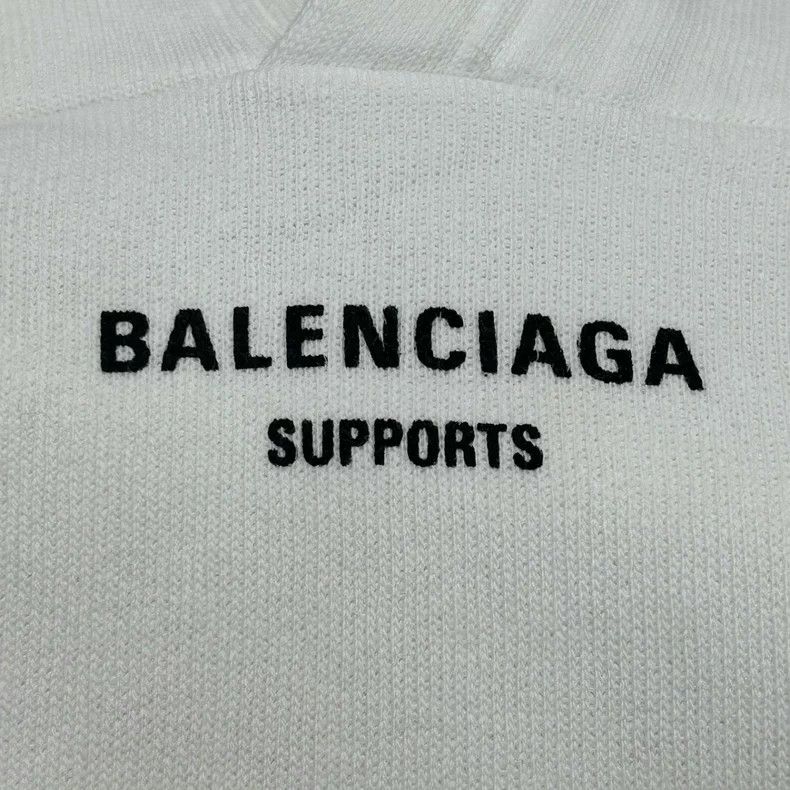 Balenciaga Balenciaga WFP Print Fleece Hoodie XS Size US XS / EU 42 / 0 - 5 Thumbnail
