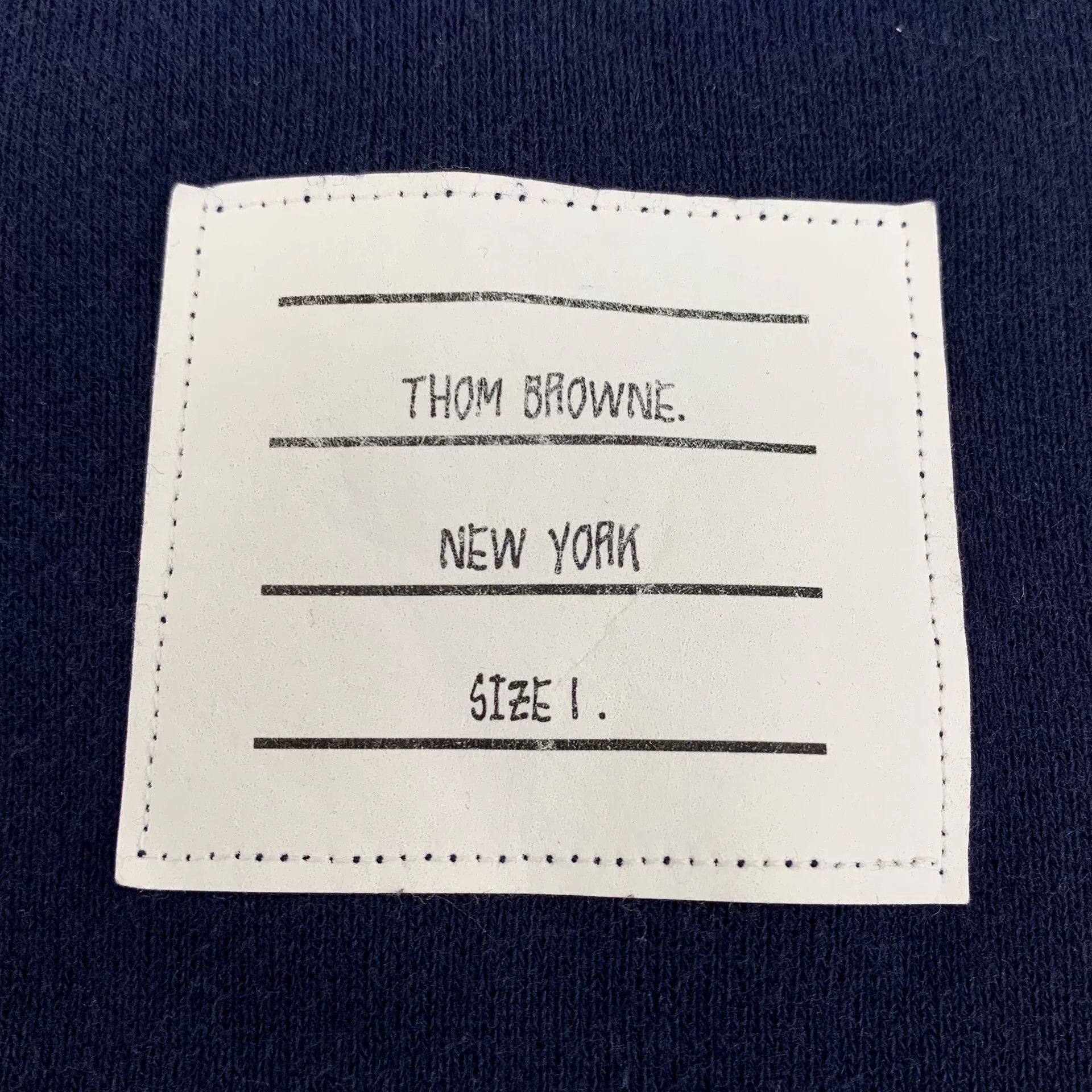 Thom Browne thom browne navy long sleeve sweatshirt Size US S / EU 44-46 / 1 - 5 Thumbnail