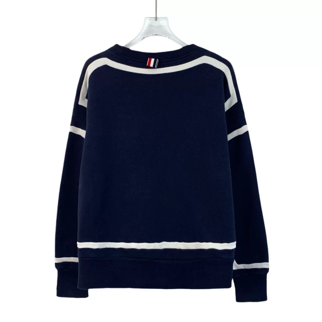 Thom Browne thom browne navy long sleeve sweatshirt Size US S / EU 44-46 / 1 - 2 Thumbnail