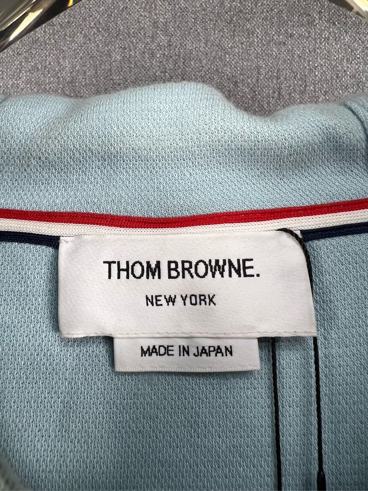 Thom Browne thom browne light blue knit hoodie Size US M / EU 48-50 / 2 - 4 Thumbnail