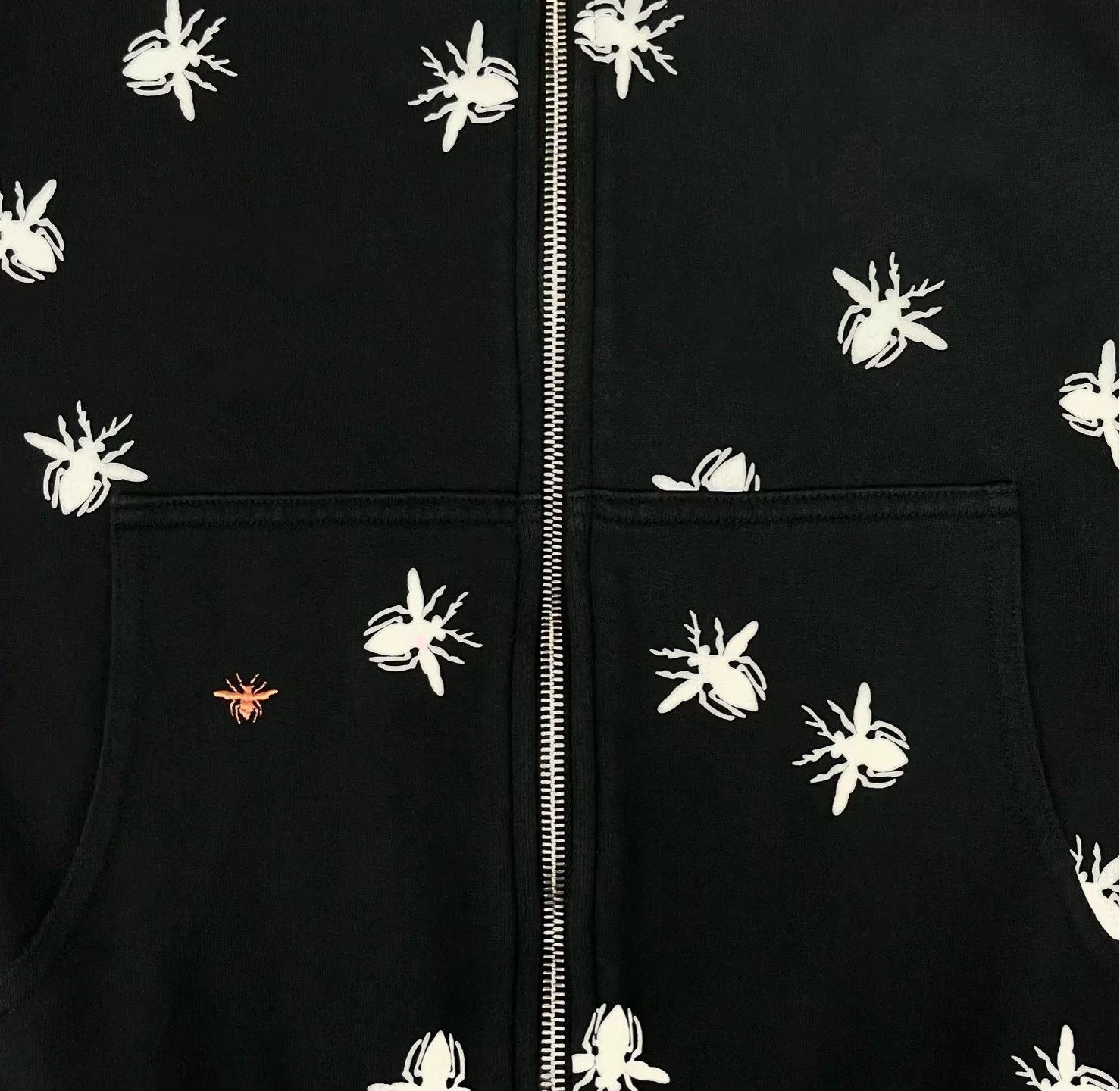Dior Dior Bee Embroidered Zip Hoodie Size US S / EU 44-46 / 1 - 6 Thumbnail