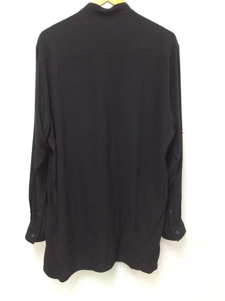 Yohji Yamamoto Yohji Yamamoto Pour Homme Stand Collar Shirt Size US L / EU 52-54 / 3 - 2 Thumbnail