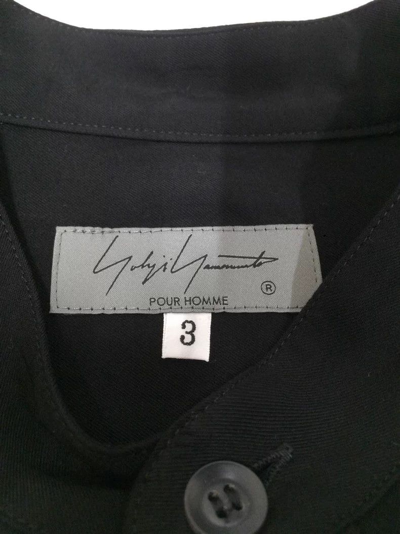 Yohji Yamamoto Yohji Yamamoto Pour Homme Stand Collar Shirt Size US L / EU 52-54 / 3 - 4 Thumbnail
