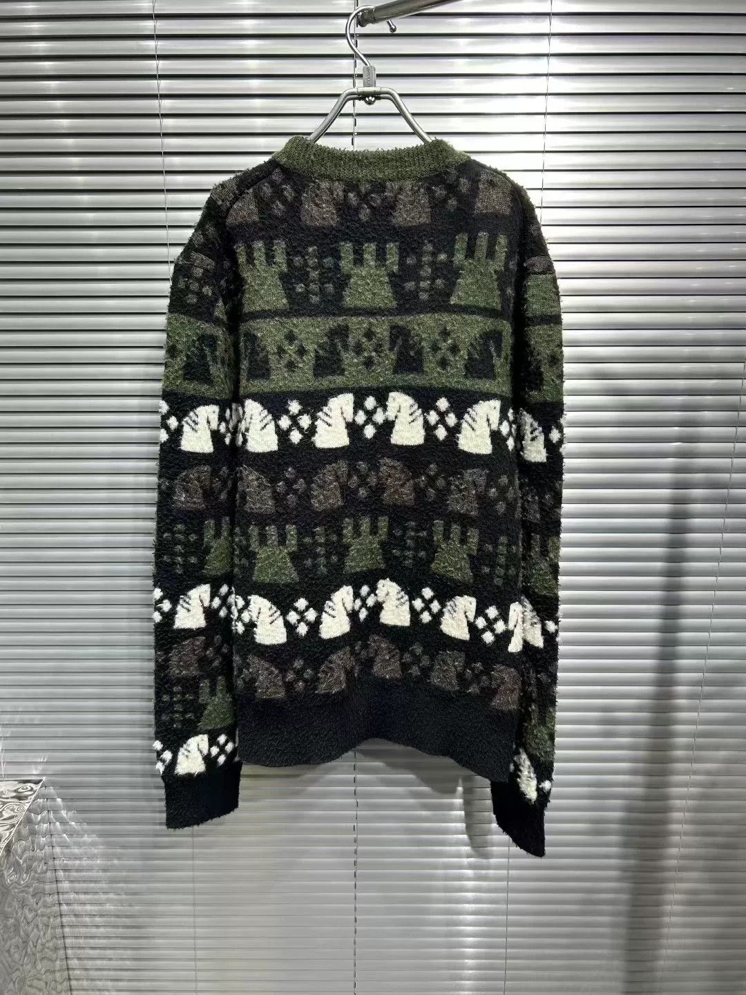 Burberry Burberry Olive Green Horse Print Sweater Size US XL / EU 56 / 4 - 3 Thumbnail