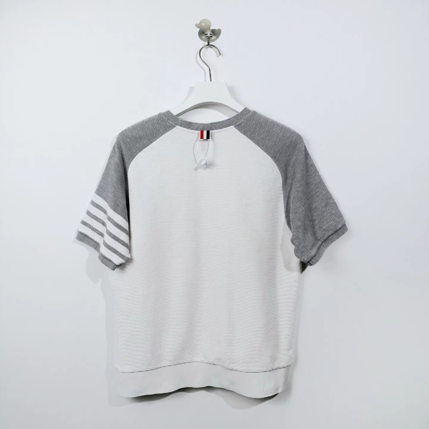 Thom Browne THOM BROWNE Waffle Stripe Short Sleeve Size US M / EU 48-50 / 2 - 2 Thumbnail
