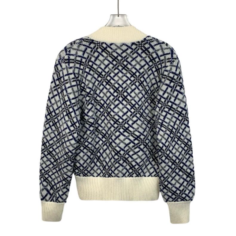 Saint Laurent Paris Saint Laurent Colorblock Plaid Wool Cardigan Size US L / EU 52-54 / 3 - 2 Thumbnail