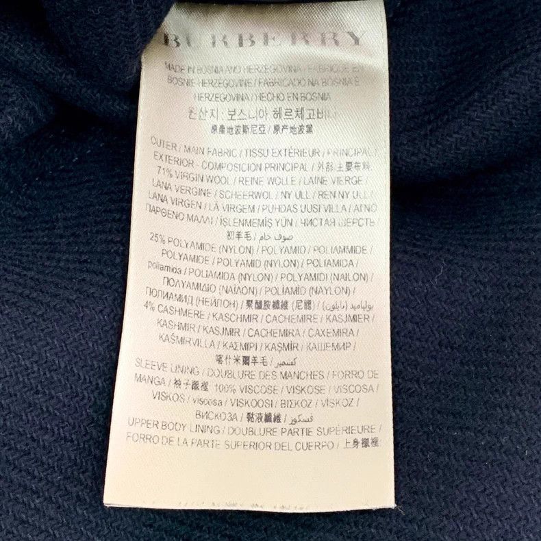 Burberry Burberry Black Wool Double-Breasted Coat Size US S / EU 44-46 / 1 - 6 Thumbnail