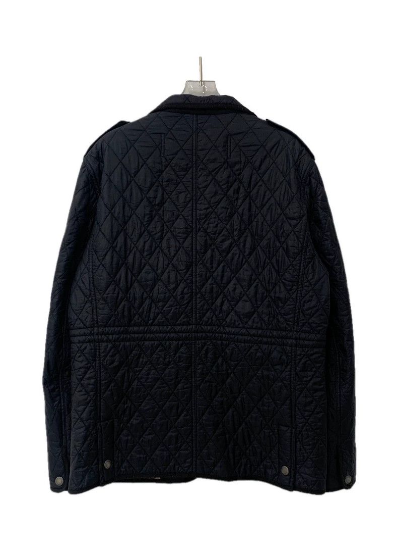 Burberry Burberry Quilted Black Cotton Coat Size US M / EU 48-50 / 2 - 2 Thumbnail
