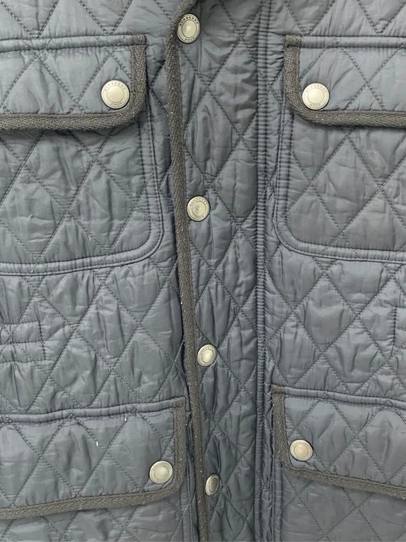 Burberry Burberry Quilted Black Cotton Coat Size US M / EU 48-50 / 2 - 6 Thumbnail