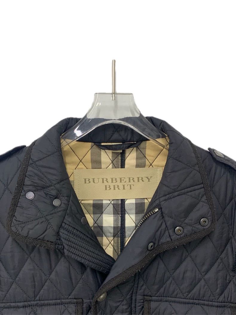 Burberry Burberry Quilted Black Cotton Coat Size US M / EU 48-50 / 2 - 3 Thumbnail