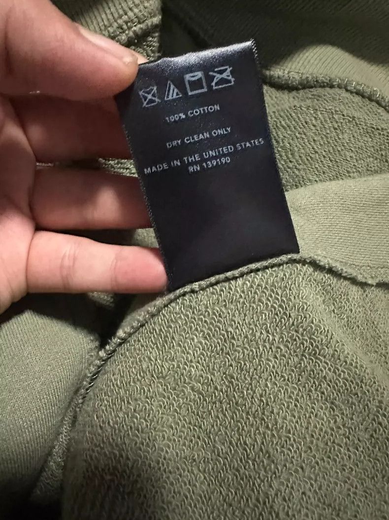 Fear of God Fear of God 3rd Olive Half-Zip Hoodie XL Size US XL / EU 56 / 4 - 6 Thumbnail