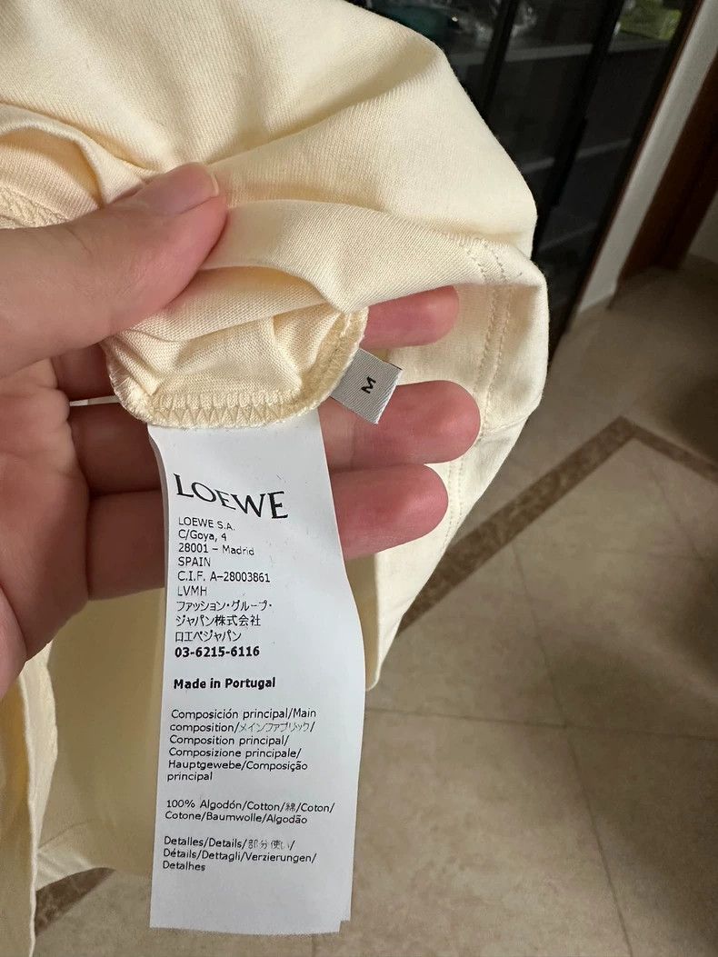 Loewe LOEWE Embroidered Logo Short Sleeve T-Shirt Size US M / EU 48-50 / 2 - 5 Thumbnail