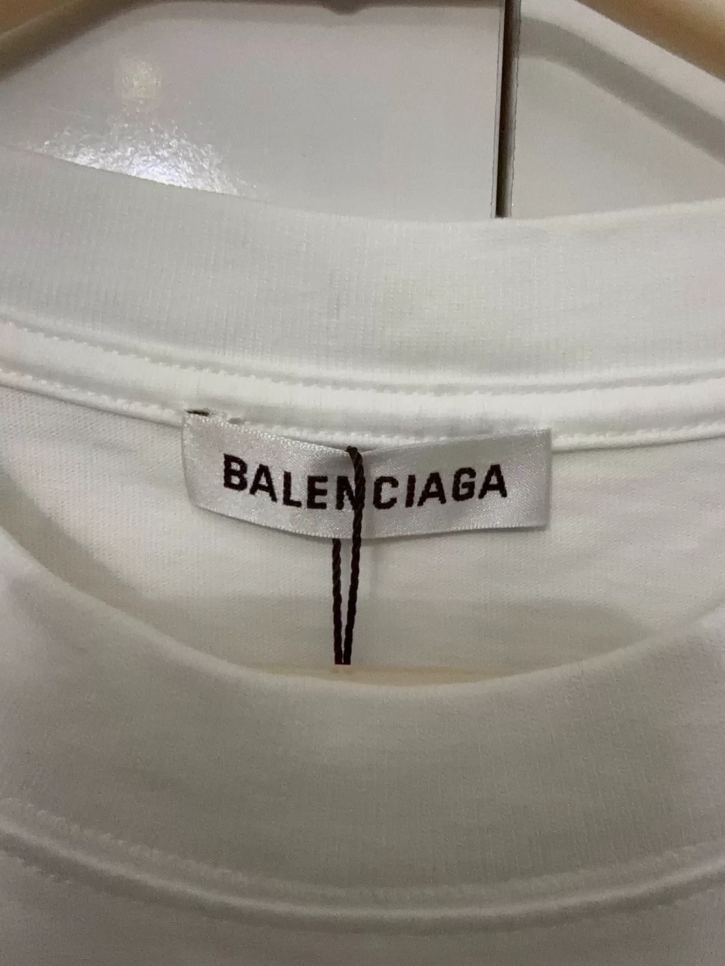 Balenciaga Balenciaga Logo Print Oversized White T-Shirt Size US M / EU 48-50 / 2 - 3 Thumbnail