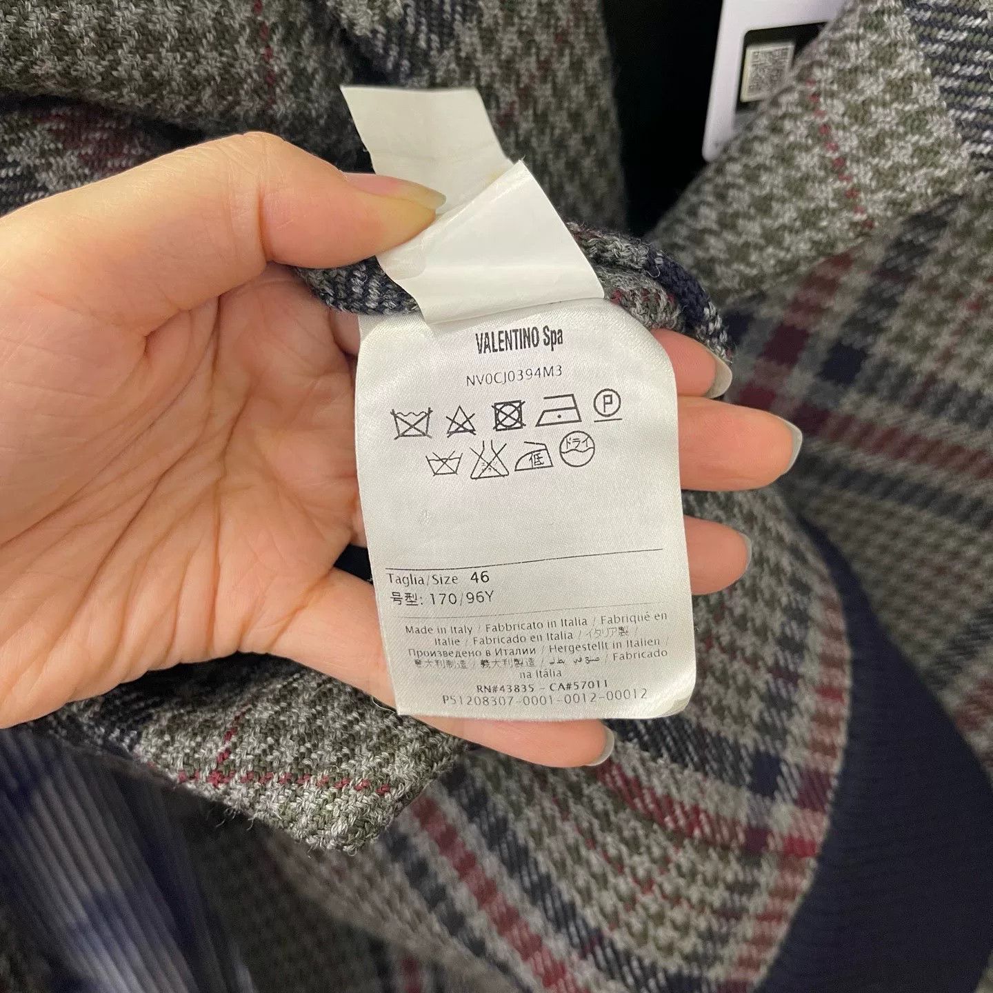 Valentino Valentino Runway Plaid Vintage Jacket Size US S / EU 44-46 / 1 - 4 Thumbnail