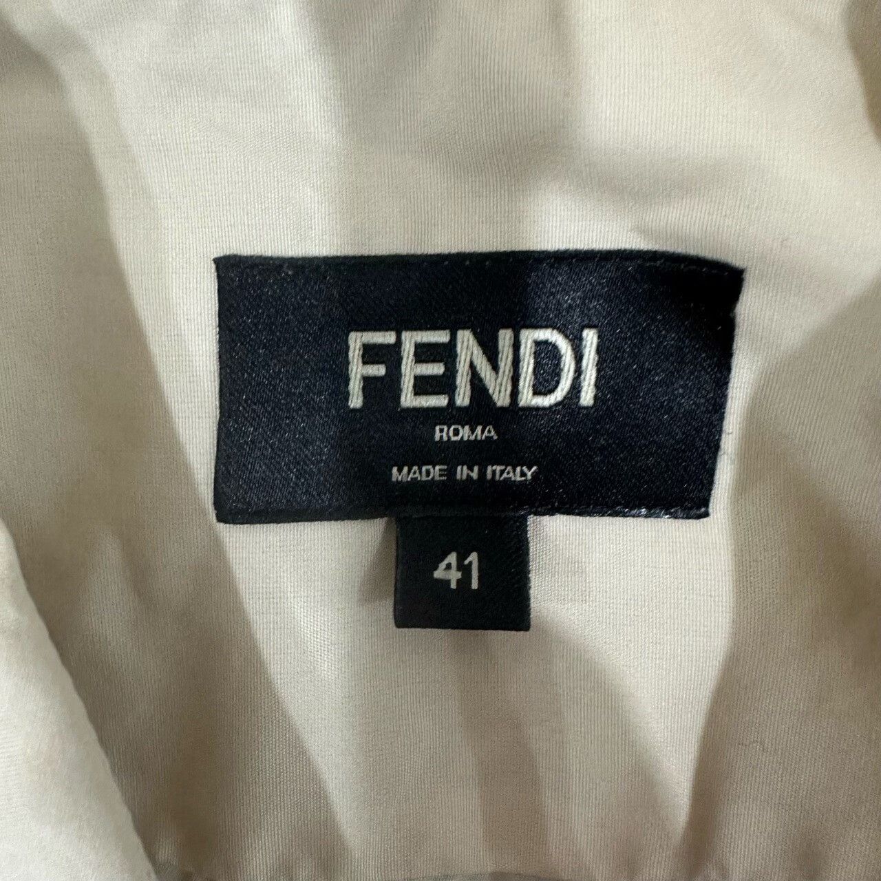 Fendi Fendi Solid Logo Pocket Short-Sleeve Shirt Size US XL / EU 56 / 4 - 5 Thumbnail