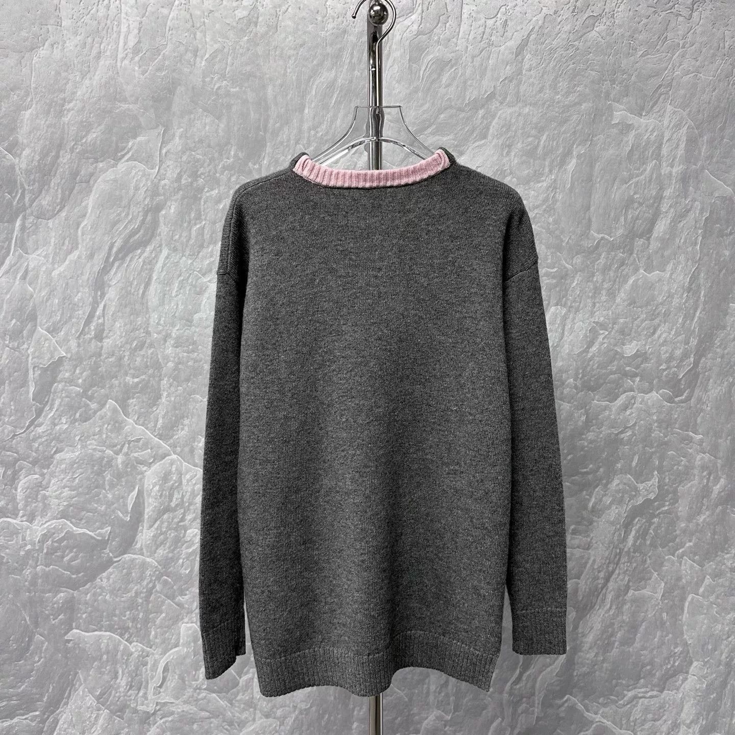 Loewe Loewe Colorblock Embroidered Wool Sweater Size US S / EU 44-46 / 1 - 4 Thumbnail