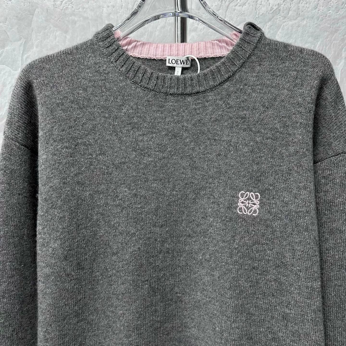 Loewe Loewe Colorblock Embroidered Wool Sweater Size US S / EU 44-46 / 1 - 2 Thumbnail