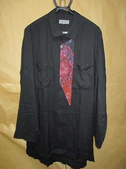 Yohji Yamamoto Yohji Yamamoto 23SS Paisley Panel Shirt Size US L / EU 52-54 / 3 - 3 Thumbnail