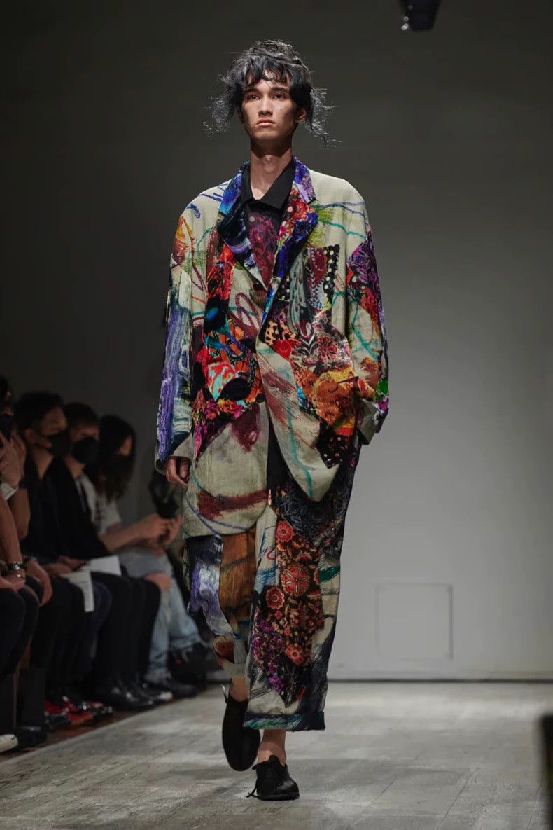Yohji Yamamoto Yohji Yamamoto 23SS Paisley Panel Shirt Size US L / EU 52-54 / 3 - 9 Thumbnail