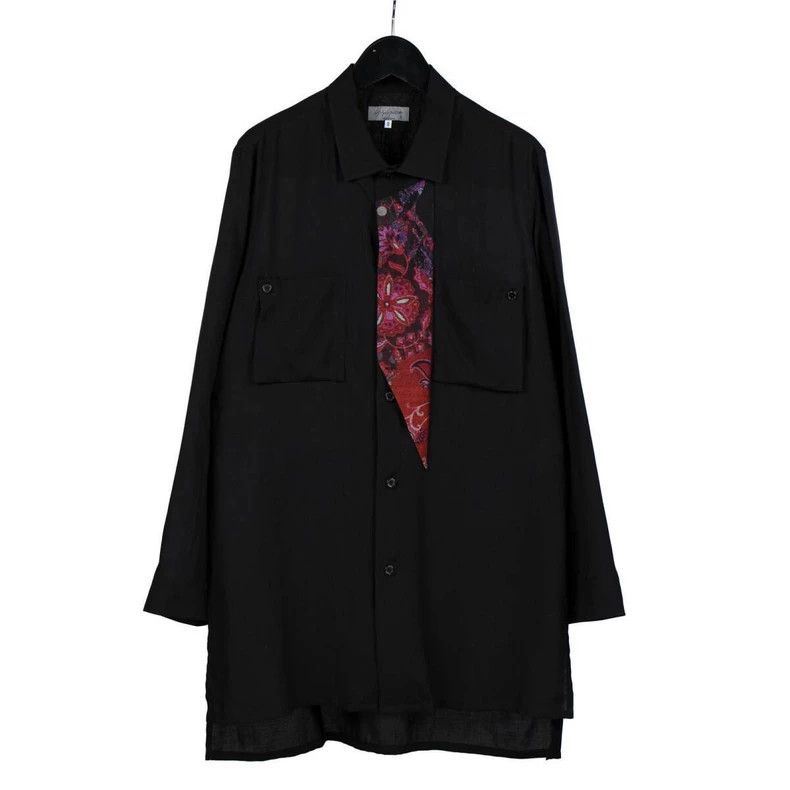 Yohji Yamamoto Yohji Yamamoto 23SS Paisley Panel Shirt Size US L / EU 52-54 / 3 - 2 Thumbnail