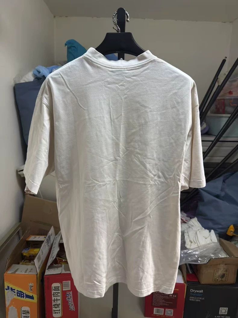 Balenciaga Balenciaga Beige Coke Print Short Sleeve Size US M / EU 48-50 / 2 - 2 Thumbnail