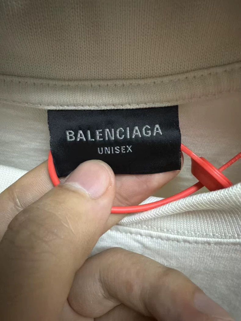 Balenciaga Balenciaga Beige Coke Print Short Sleeve Size US M / EU 48-50 / 2 - 3 Thumbnail