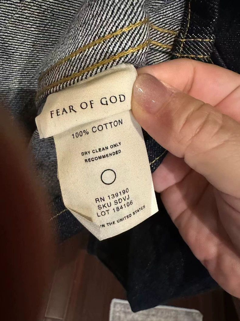 Fear of God Fear of God Denim Car Coat M Size US M / EU 48-50 / 2 - 3 Thumbnail