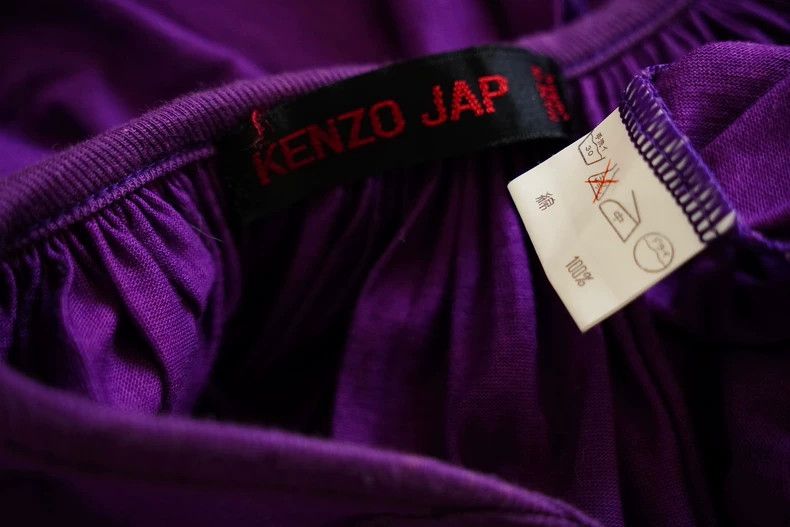 Vintage Kenzo 1978ss Grape Purple Slip Dress Size US S / EU 44-46 / 1 - 9 Thumbnail