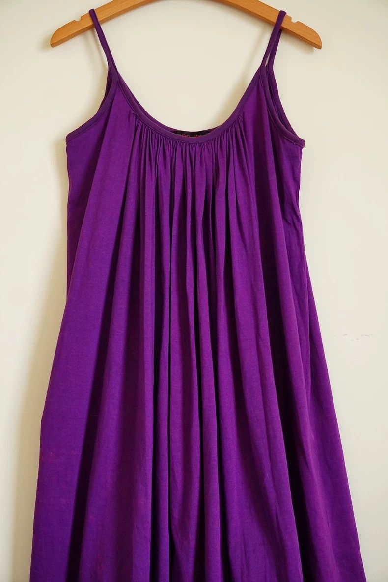 Vintage Kenzo 1978ss Grape Purple Slip Dress Size US S / EU 44-46 / 1 - 8 Thumbnail