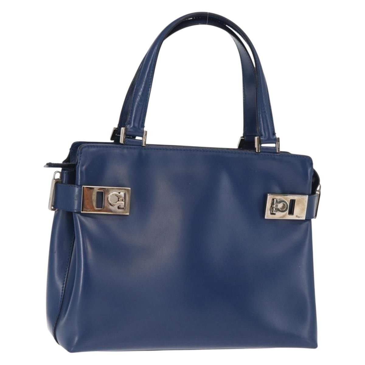 Salvatore Ferragamo Salvatore Ferragamo Double Gancini Side Buckle Tote Leather Size ONE SIZE - 17 Thumbnail
