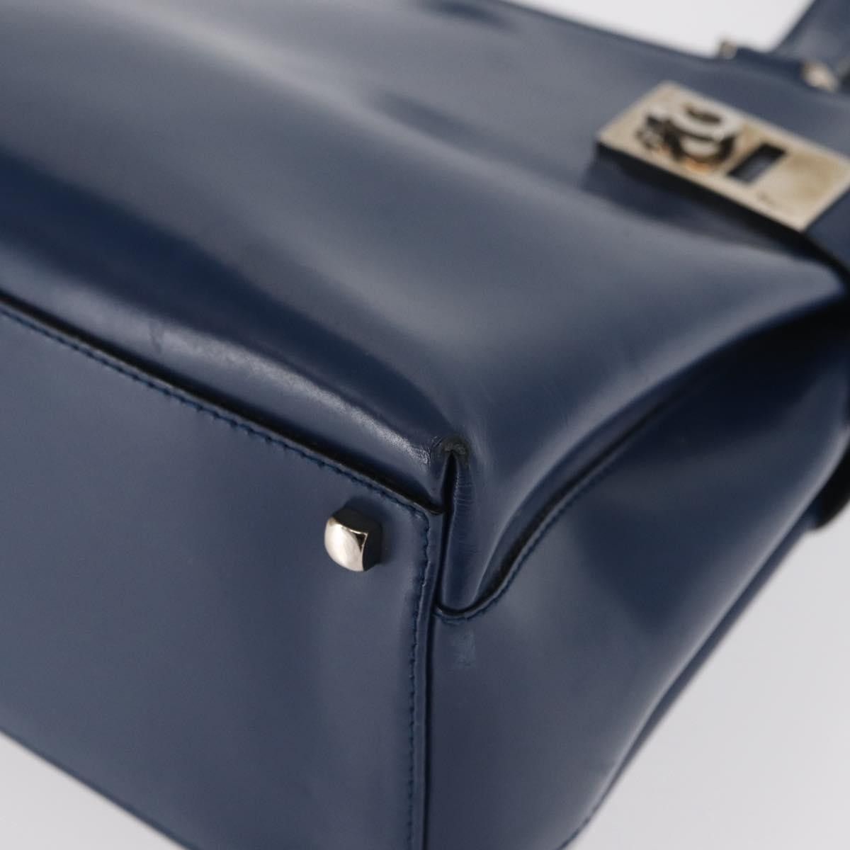 Salvatore Ferragamo Salvatore Ferragamo Double Gancini Side Buckle Tote Leather Size ONE SIZE - 10 Thumbnail