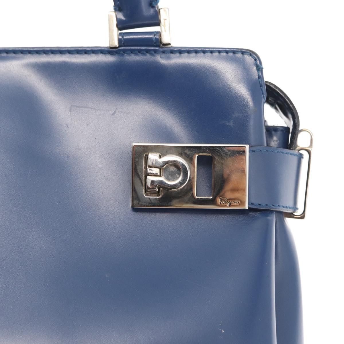 Salvatore Ferragamo Salvatore Ferragamo Double Gancini Side Buckle Tote Leather Size ONE SIZE - 12 Thumbnail