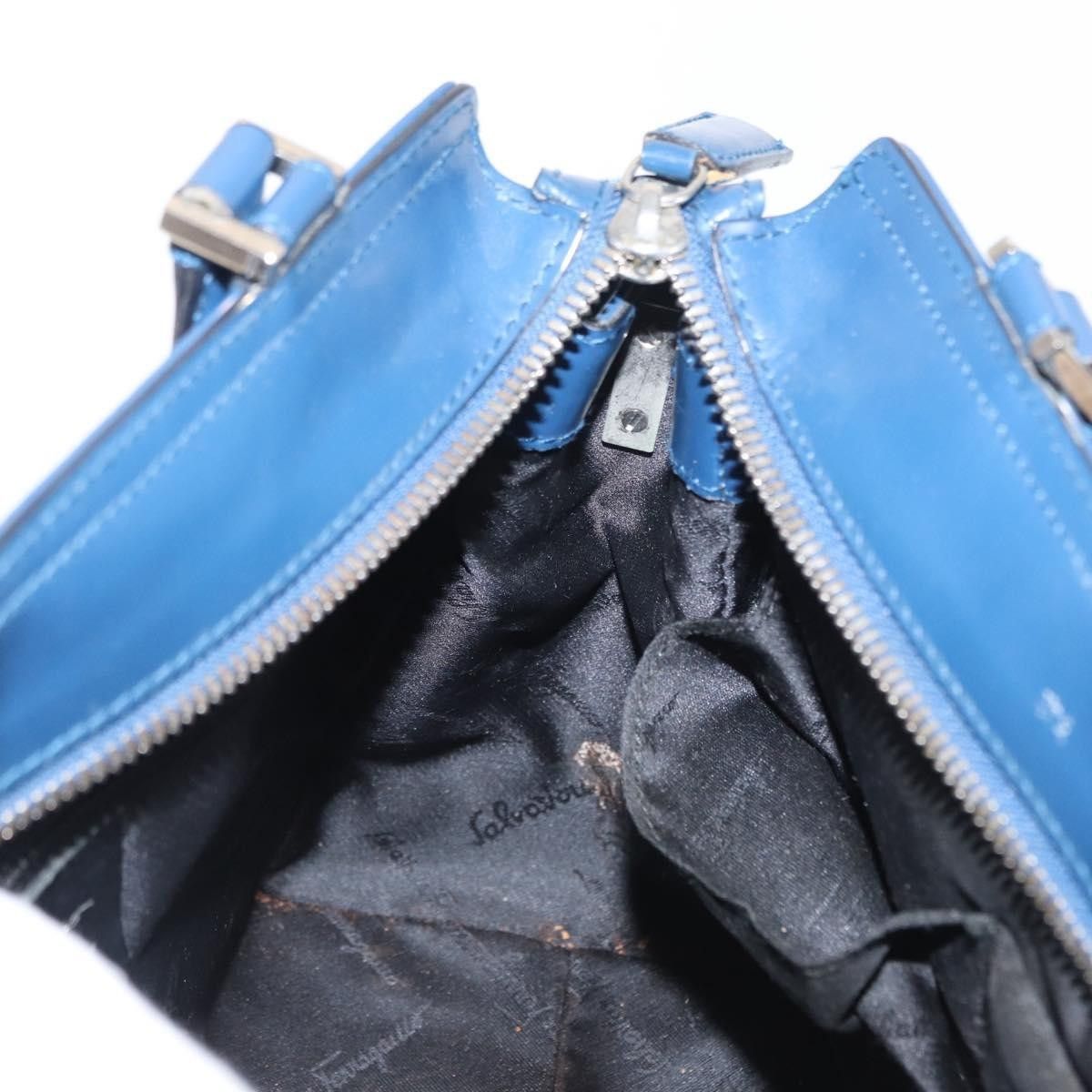 Salvatore Ferragamo Salvatore Ferragamo Double Gancini Side Buckle Tote Leather Size ONE SIZE - 19 Thumbnail