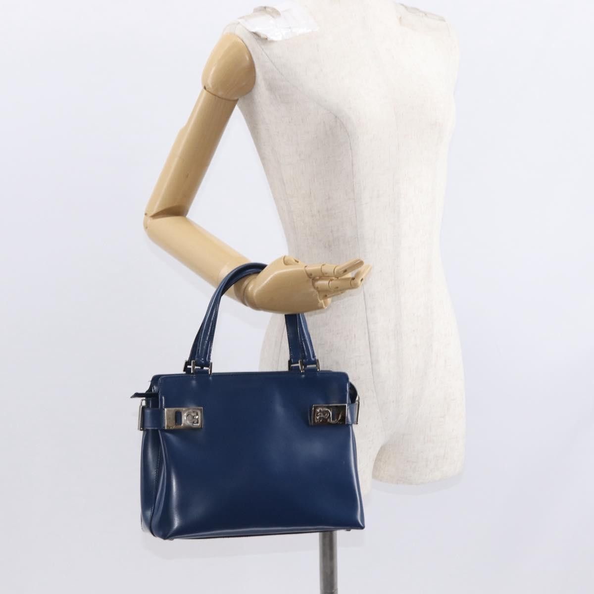 Salvatore Ferragamo Salvatore Ferragamo Double Gancini Side Buckle Tote Leather Size ONE SIZE - 13 Thumbnail