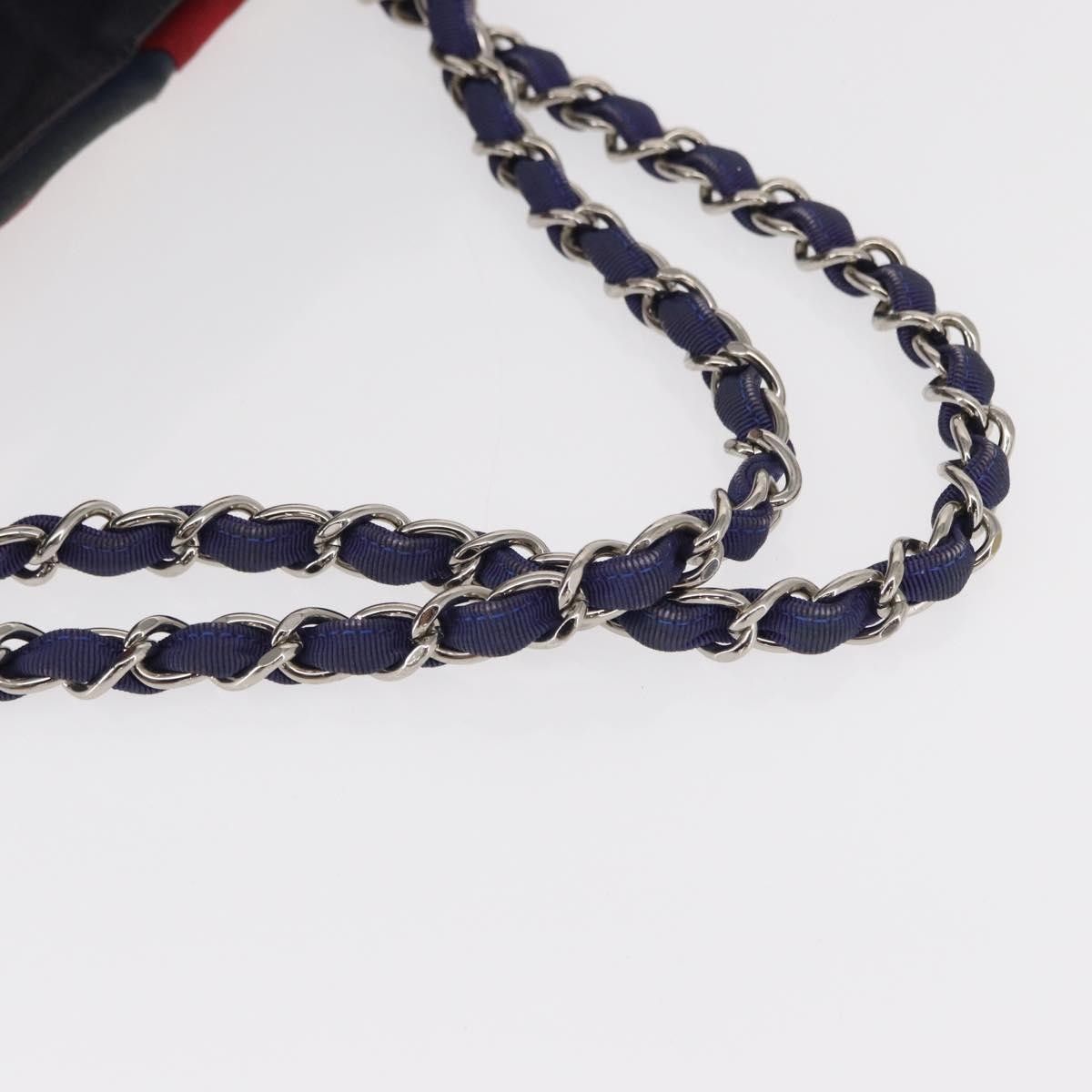 Chanel Chanel Mariniere Chain Tote Striped Canvas Size ONE SIZE - 8 Thumbnail