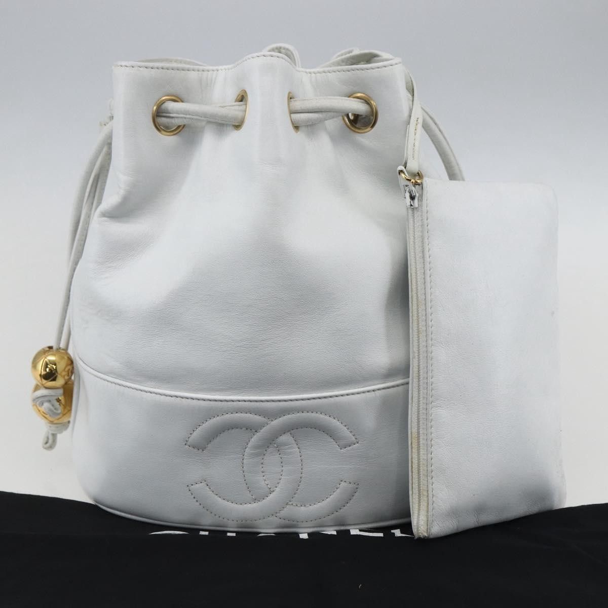 Chanel Chanel Vintage CC Drawstring Bucket Bag Caviar Size ONE SIZE - 12 Thumbnail