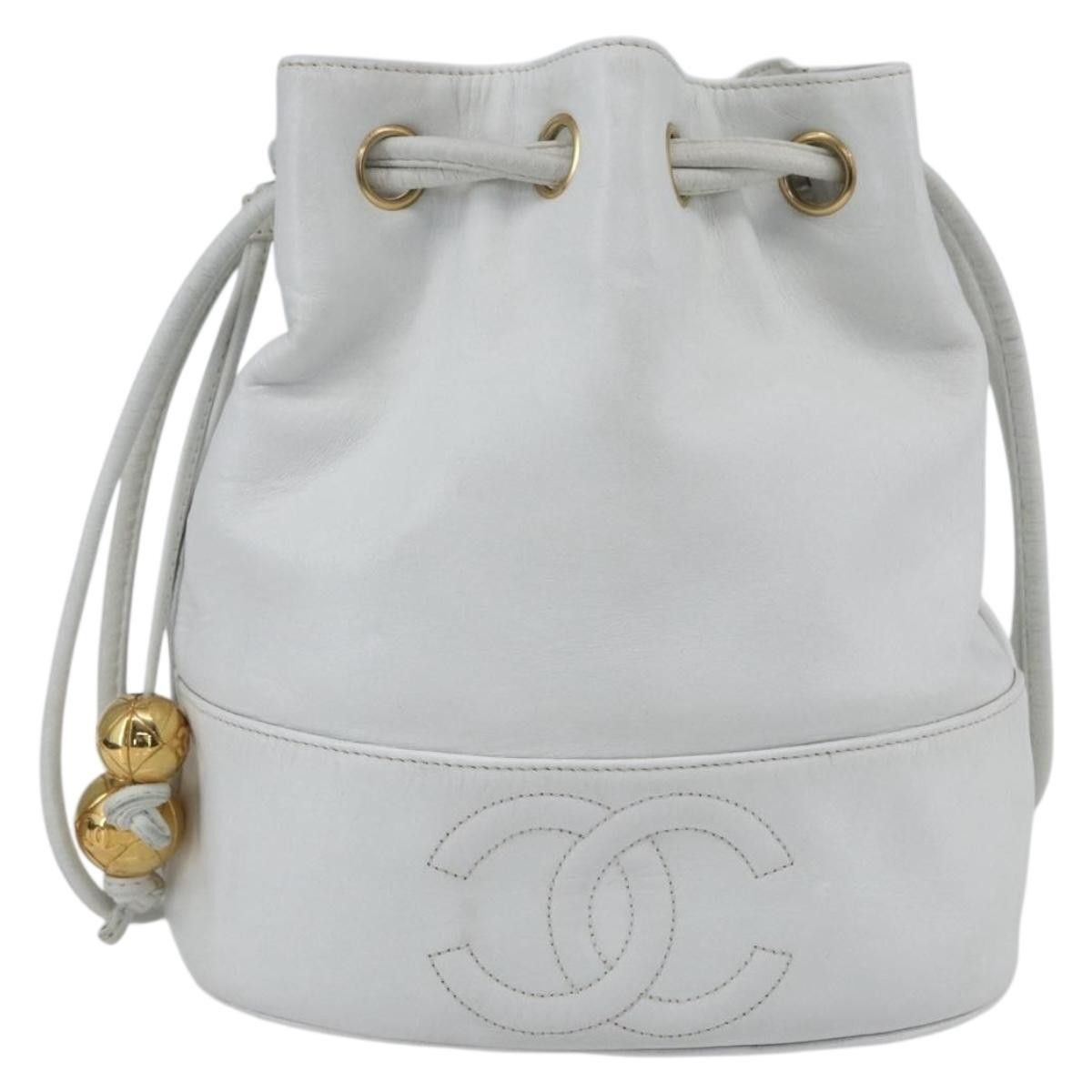 Chanel Chanel Vintage CC Drawstring Bucket Bag Caviar Size ONE SIZE - 17 Thumbnail