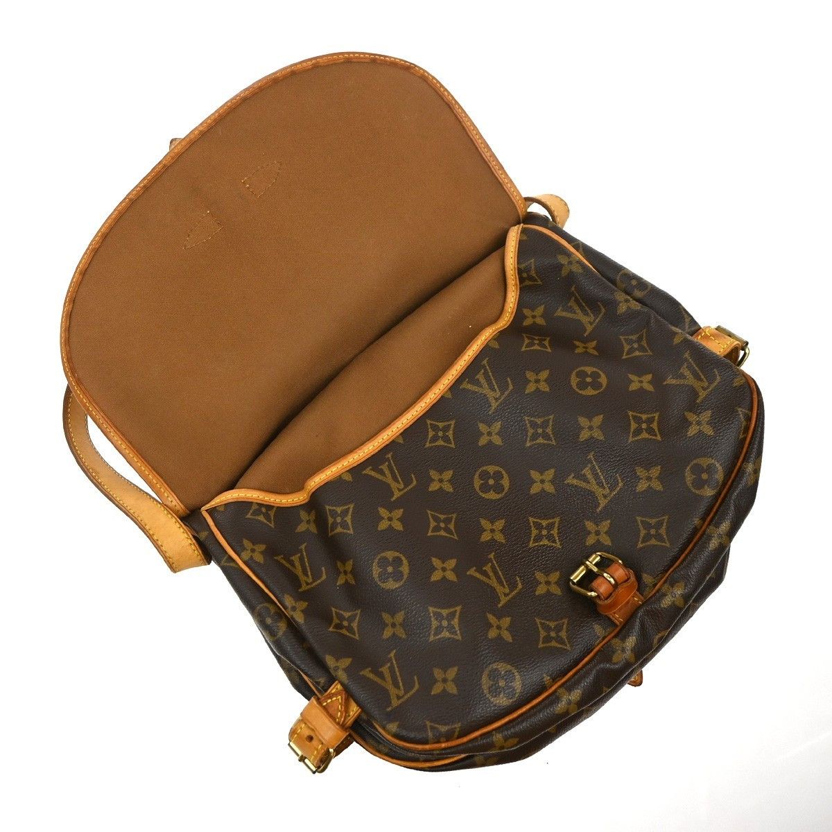 Louis Vuitton Louis Vuitton Saumur Handbag Monogram Canvas Size ONE SIZE - 13 Thumbnail