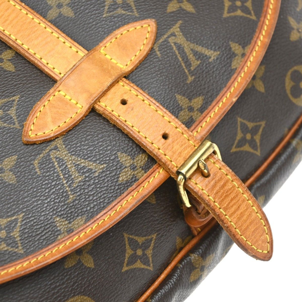 Louis Vuitton Louis Vuitton Saumur Handbag Monogram Canvas Size ONE SIZE - 14 Thumbnail
