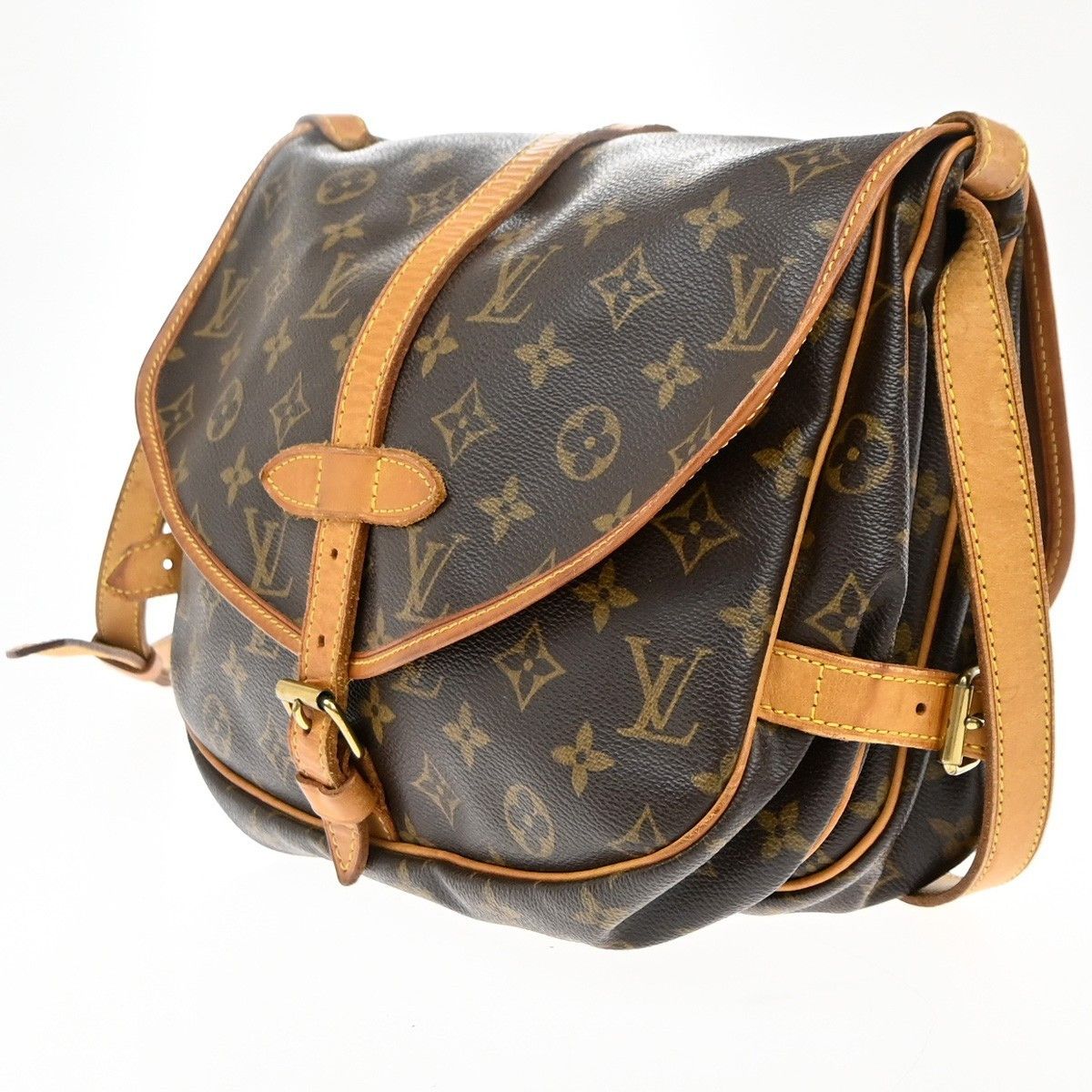Louis Vuitton Louis Vuitton Saumur Handbag Monogram Canvas Size ONE SIZE - 3 Thumbnail