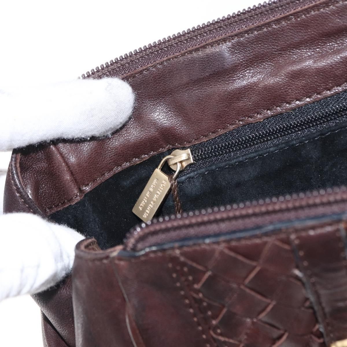 Bottega Veneta Bottega Veneta Intrecciato Handbag Leather Size ONE SIZE - 22 Thumbnail