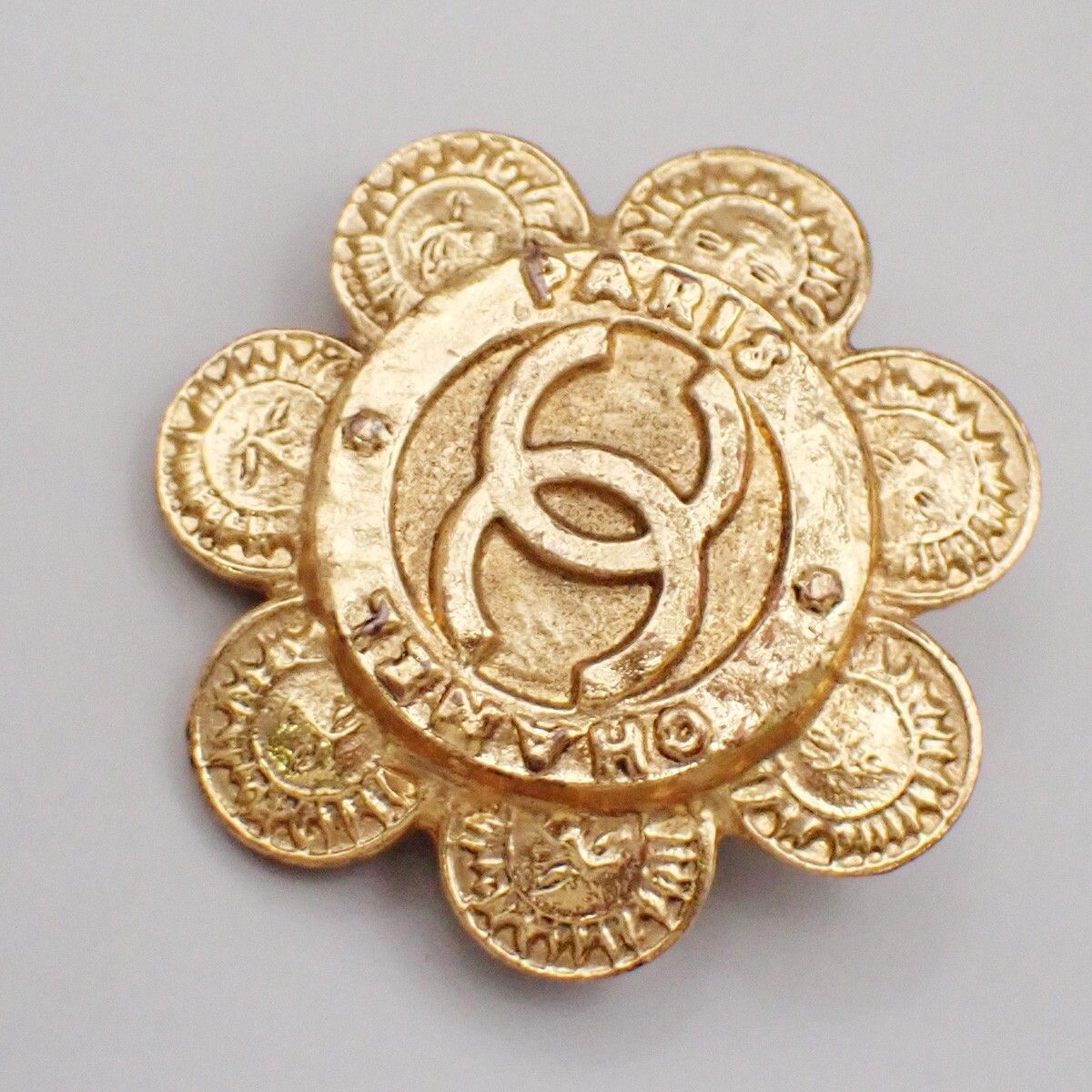 Chanel Chanel Vintage CC Flower Clip-On Earrings Metal Size ONE SIZE - 5 Thumbnail