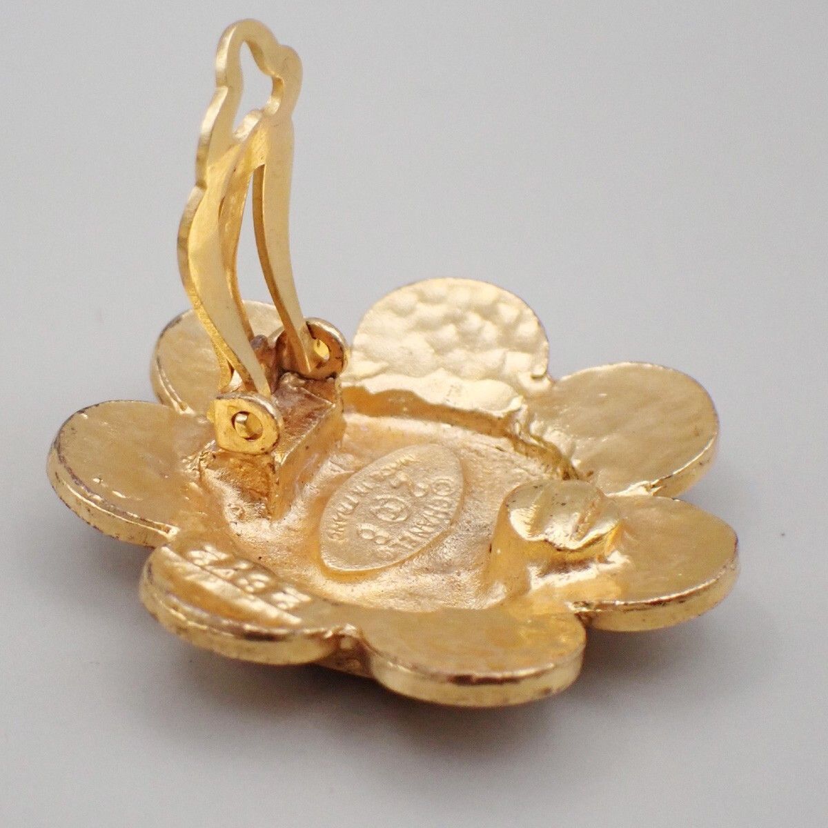 Chanel Chanel Vintage CC Flower Clip-On Earrings Metal Size ONE SIZE - 7 Thumbnail