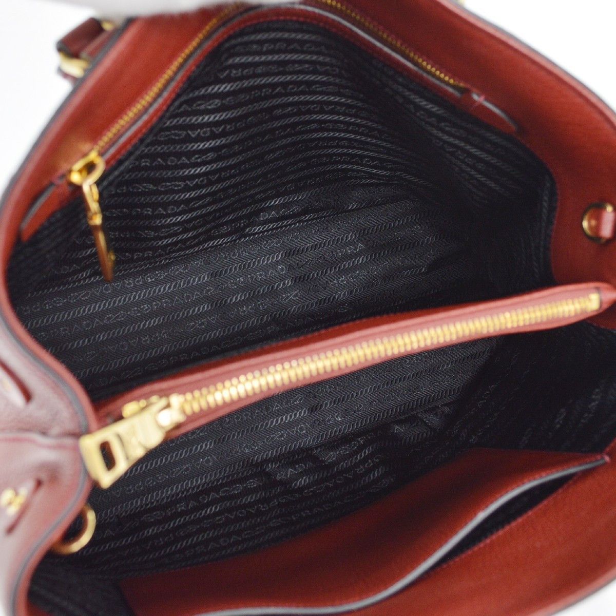 Prada Prada Convertible Shopper Tote Vitello Daino Size ONE SIZE - 3 Thumbnail