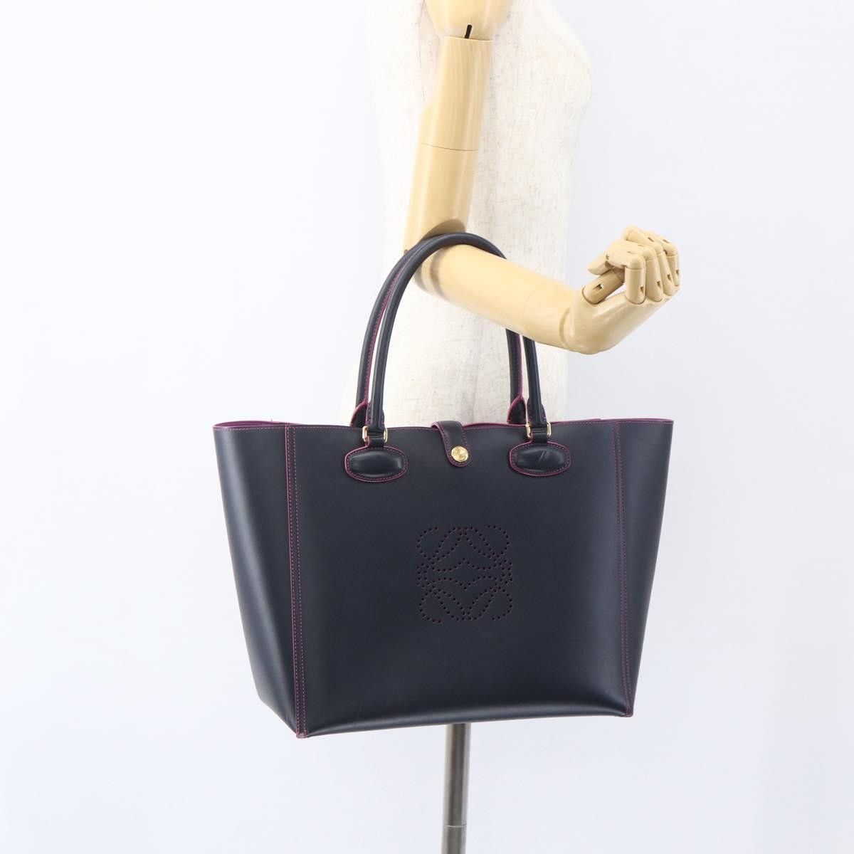 Loewe Loewe Leo Shopper Tote Perforated Leather Size ONE SIZE - 12 Thumbnail