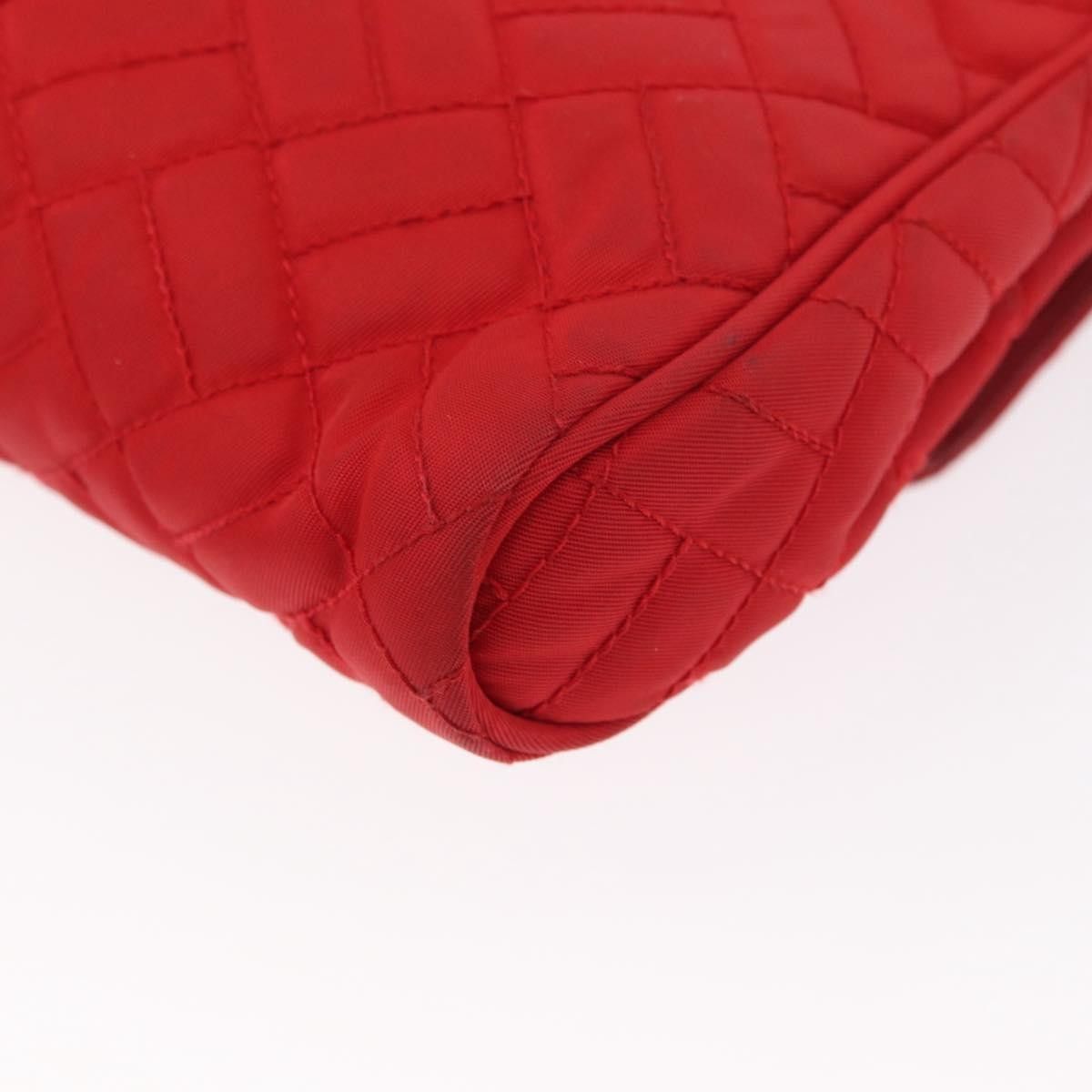 Prada Prada Pushlock Chain Flap Bag Quilted Tessuto Size ONE SIZE - 11 Thumbnail