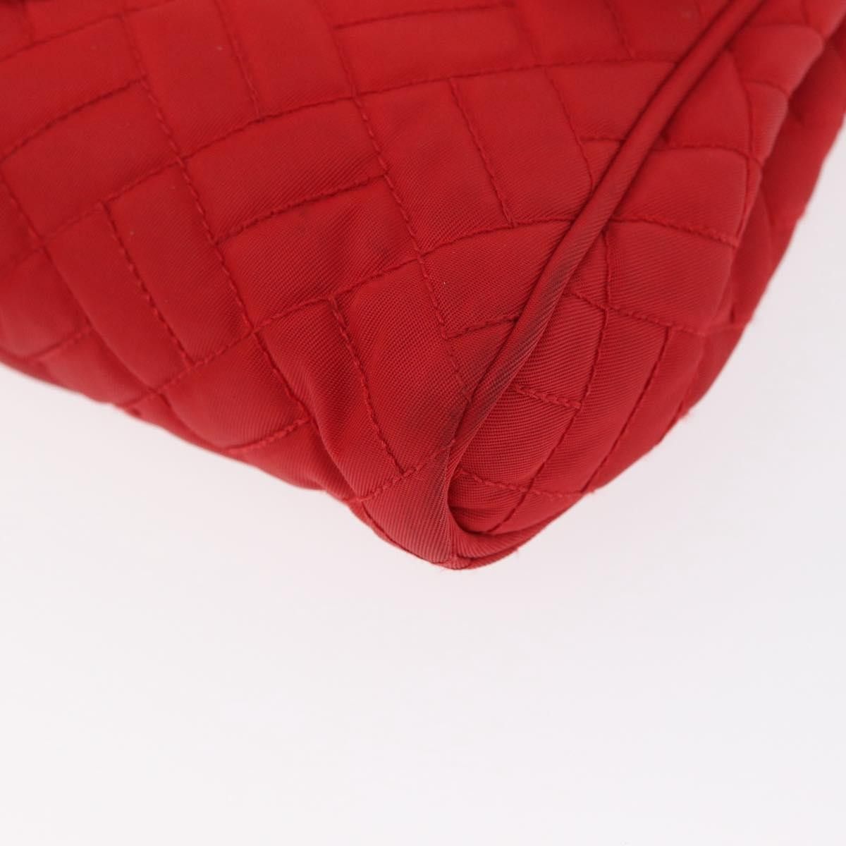 Prada Prada Pushlock Chain Flap Bag Quilted Tessuto Size ONE SIZE - 9 Thumbnail