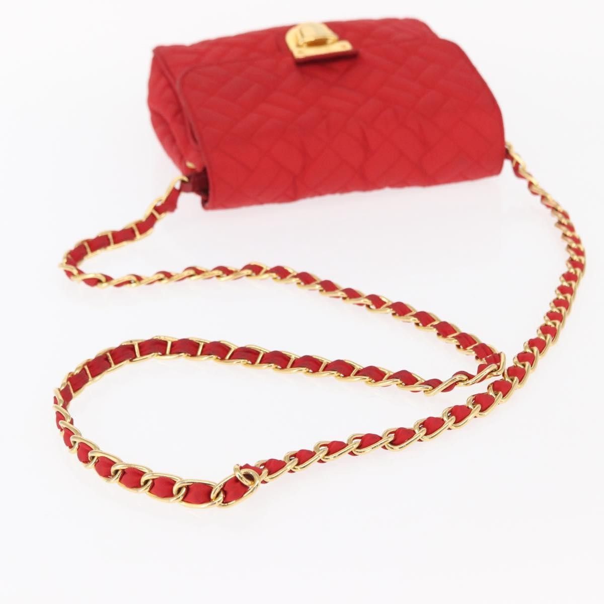 Prada Prada Pushlock Chain Flap Bag Quilted Tessuto Size ONE SIZE - 7 Thumbnail